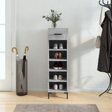 Schoenenkast 30X35X105 Cm Bewerkt Hout