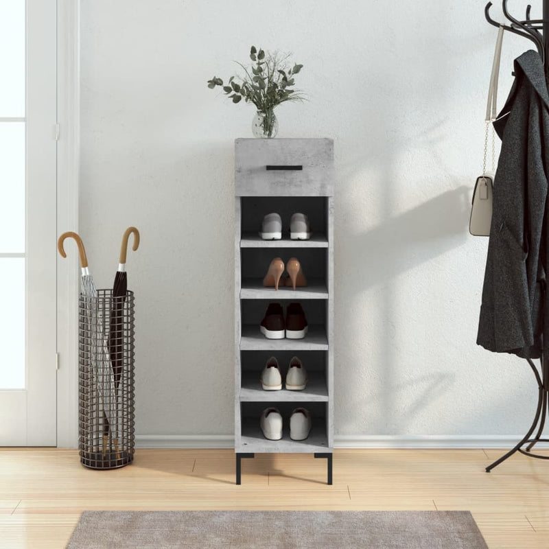 Schoenenkast 30X35X105 Cm Bewerkt Hout