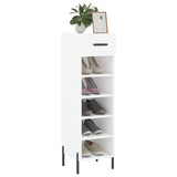Schoenenkast 30X35X105 Cm Bewerkt Hout