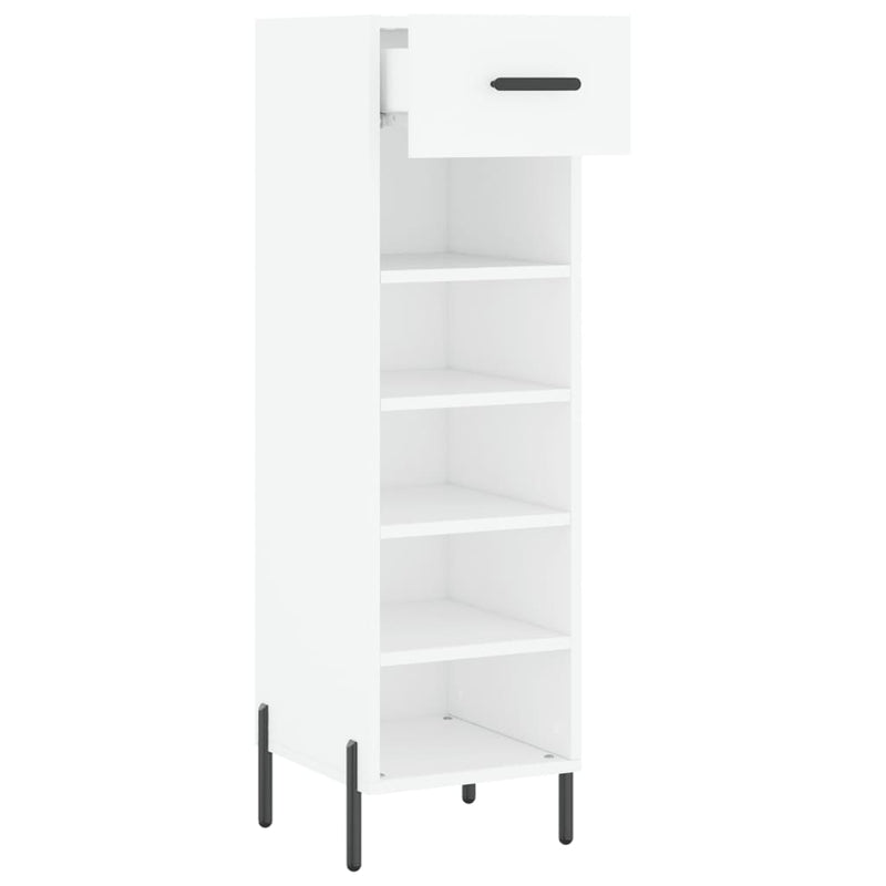 Schoenenkast 30X35X105 Cm Bewerkt Hout