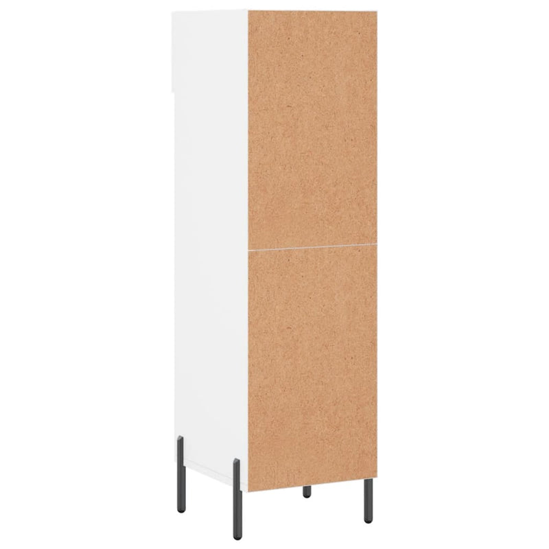 Schoenenkast 30X35X105 Cm Bewerkt Hout