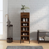Schoenenkast 30X35X105 Cm Bewerkt Hout