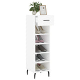 Schoenenkast 30X35X105 Cm Bewerkt Hout