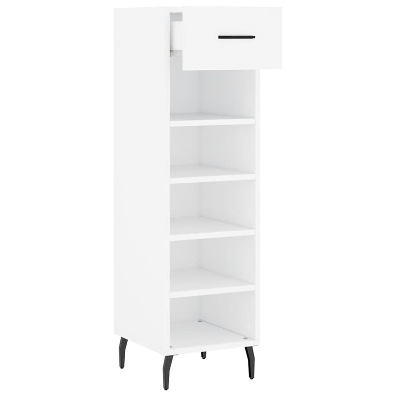Schoenenkast 30X35X105 Cm Bewerkt Hout