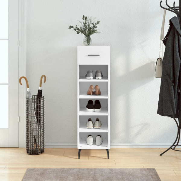 Schoenenkast 30X35X105 Cm Bewerkt Hout