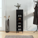 Schoenenkast 30X35X105 Cm Bewerkt Hout