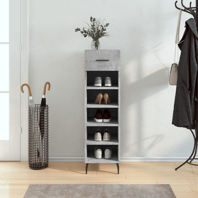 Schoenenkast 30X35X105 Cm Bewerkt Hout