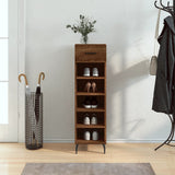 Schoenenkast 30X35X105 Cm Bewerkt Hout