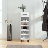 Schoenenkast 30X35X105 Cm Bewerkt Hout