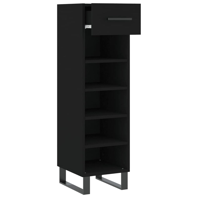Schoenenkast 30X35X105 Cm Bewerkt Hout