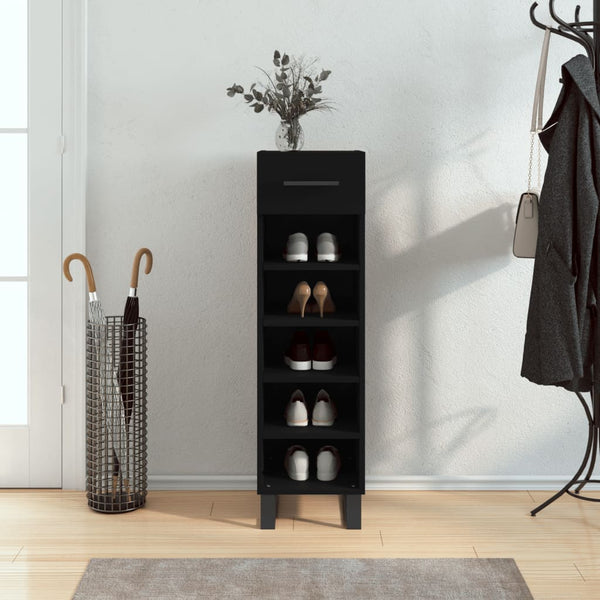 Schoenenkast 30X35X105 Cm Bewerkt Hout