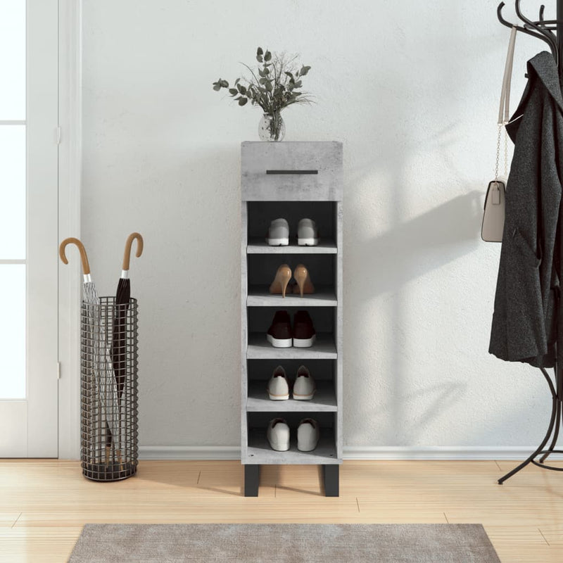 Schoenenkast 30X35X105 Cm Bewerkt Hout
