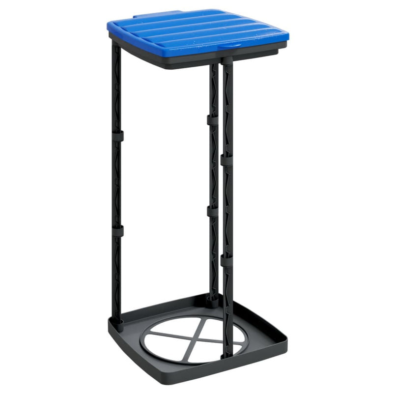 Vuilniszakhouders 2 St Pp Zwart En Blauw