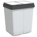 Vuilnisbak Dubbel 2X25 L