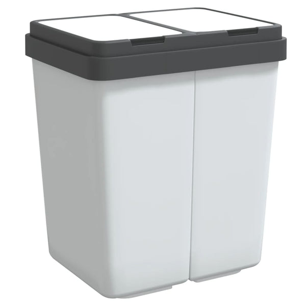 Vuilnisbak Dubbel 2X25 L