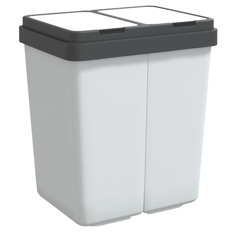 Vuilnisbak Dubbel 2X25 L