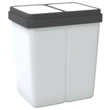 Vuilnisbak Dubbel 2X25 L