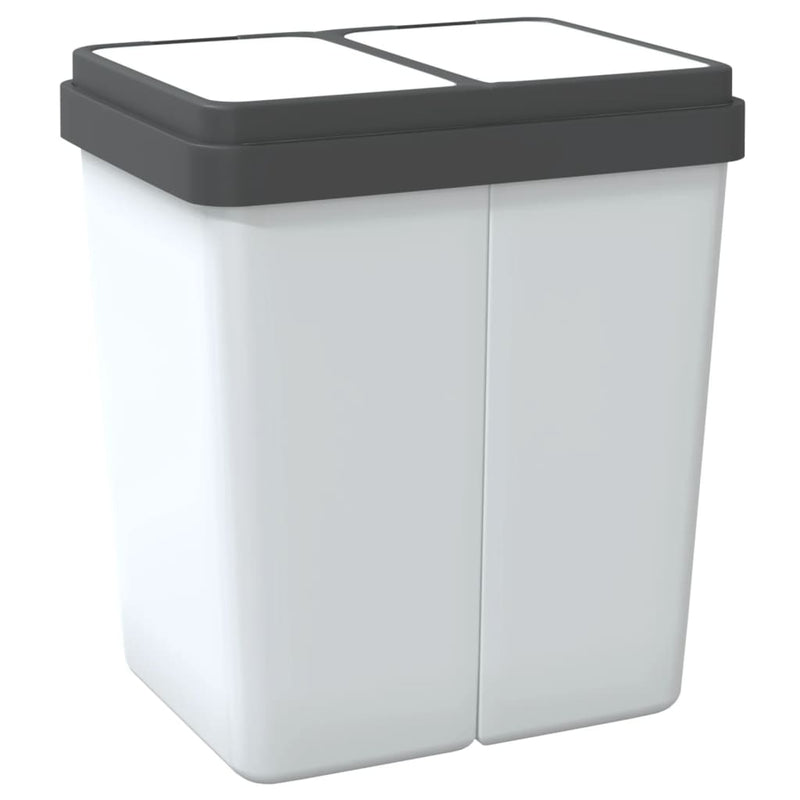 Vuilnisbak Dubbel 2X25 L