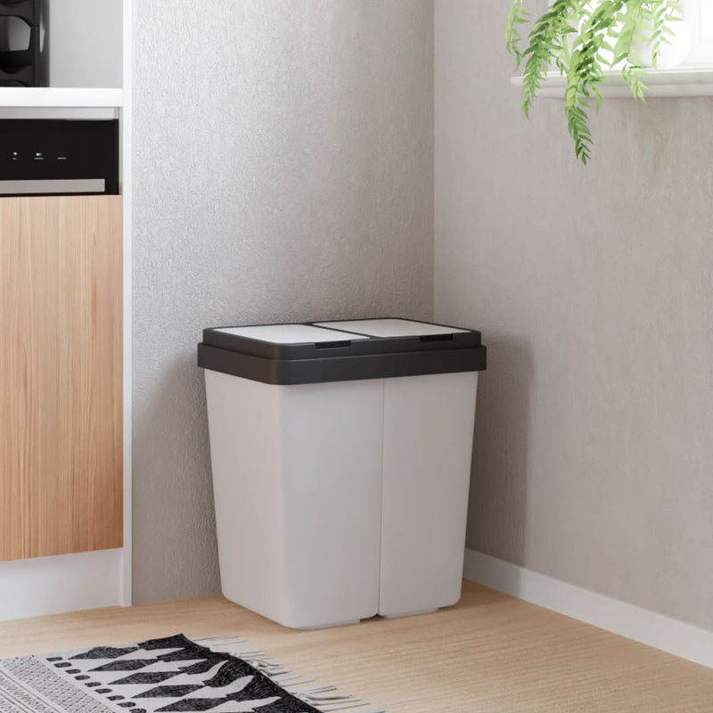 Vuilnisbak Dubbel 2X25 L