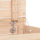 Wasmand 88,5X44X66 Cm Massief Grenenhout