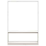 Kledingrek Schoenenkast 113X40X157,5 Cm Massief Grenenhout
