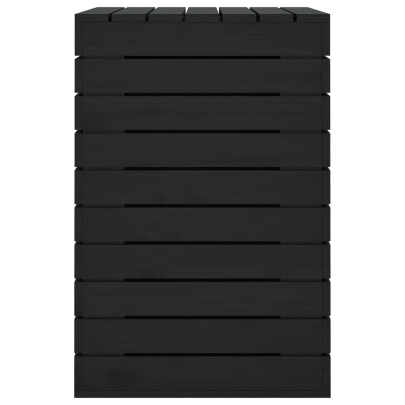 Wasmand 88,5X44X66 Cm Massief Grenenhout