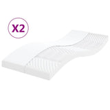 Schuimmatras 7 Zones Hardheid 20 Ild Wit