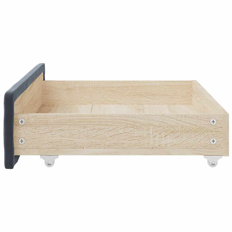 Opberglades Bed 2 St Bewerkt Hout En