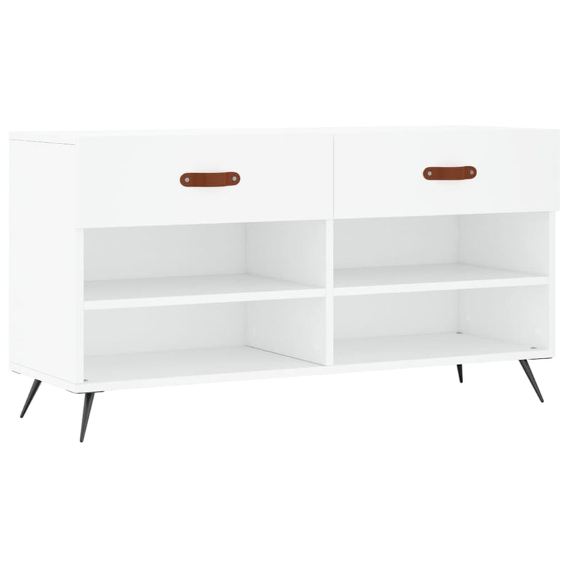 Schoenenbank 102X35X55 Cm Bewerkt Hout