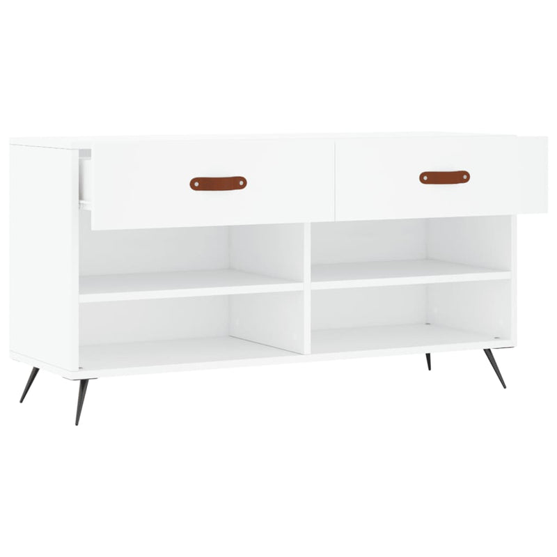 Schoenenbank 102X35X55 Cm Bewerkt Hout