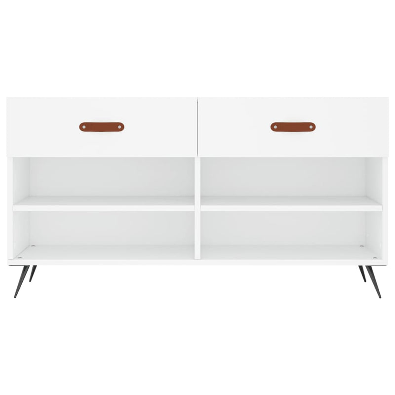 Schoenenbank 102X35X55 Cm Bewerkt Hout