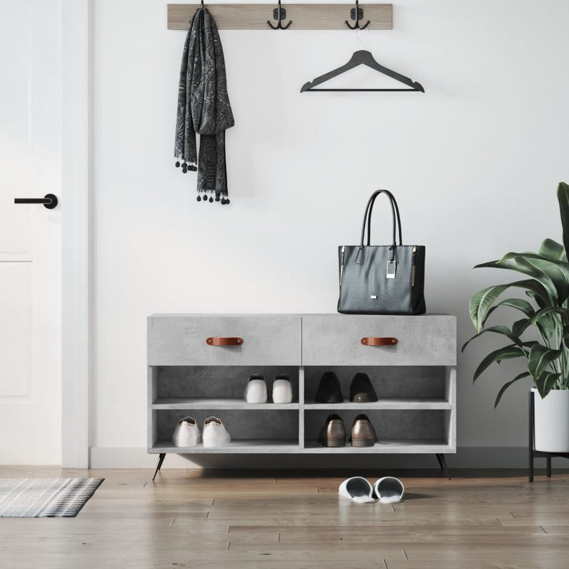 Schoenenbank 102X35X55 Cm Bewerkt Hout