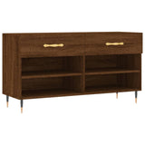 Schoenenbank 102X35X55 Cm Bewerkt Hout Sonoma Eikenkleurig