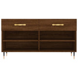 Schoenenbank 102X35X55 Cm Bewerkt Hout Sonoma Eikenkleurig