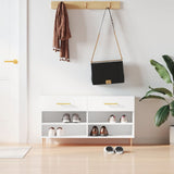Schoenenbank 102X35X55 Cm Bewerkt Hout