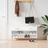 Schoenenbank 102X35X55 Cm Bewerkt Hout