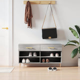 Schoenenbank 102X35X55 Cm Bewerkt Hout
