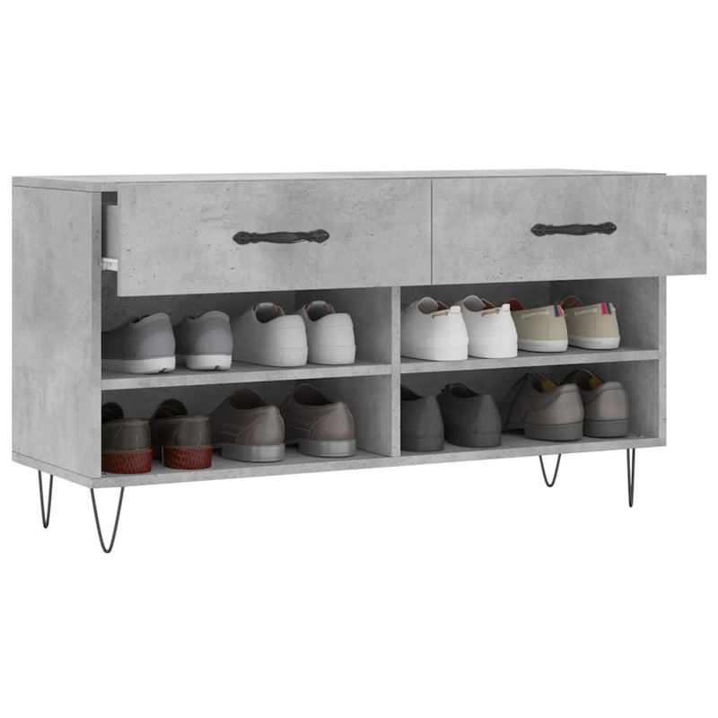 Schoenenbank 102X35X55 Cm Bewerkt Hout