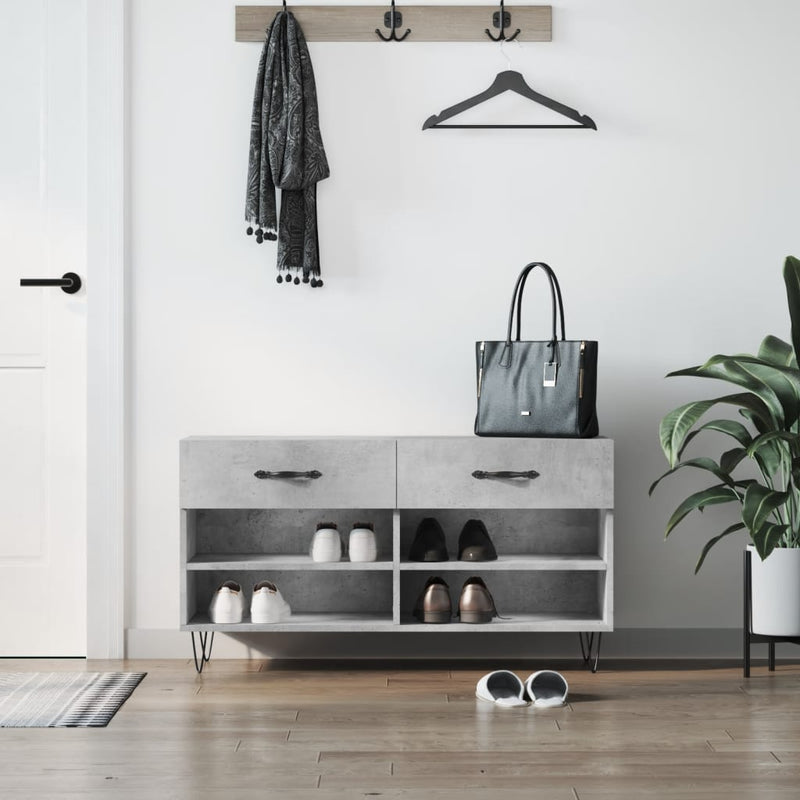 Schoenenbank 102X35X55 Cm Bewerkt Hout
