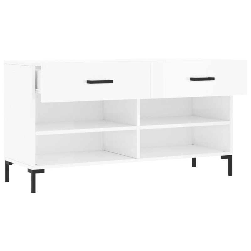 Schoenenbank 102X35X55 Cm Bewerkt Hout
