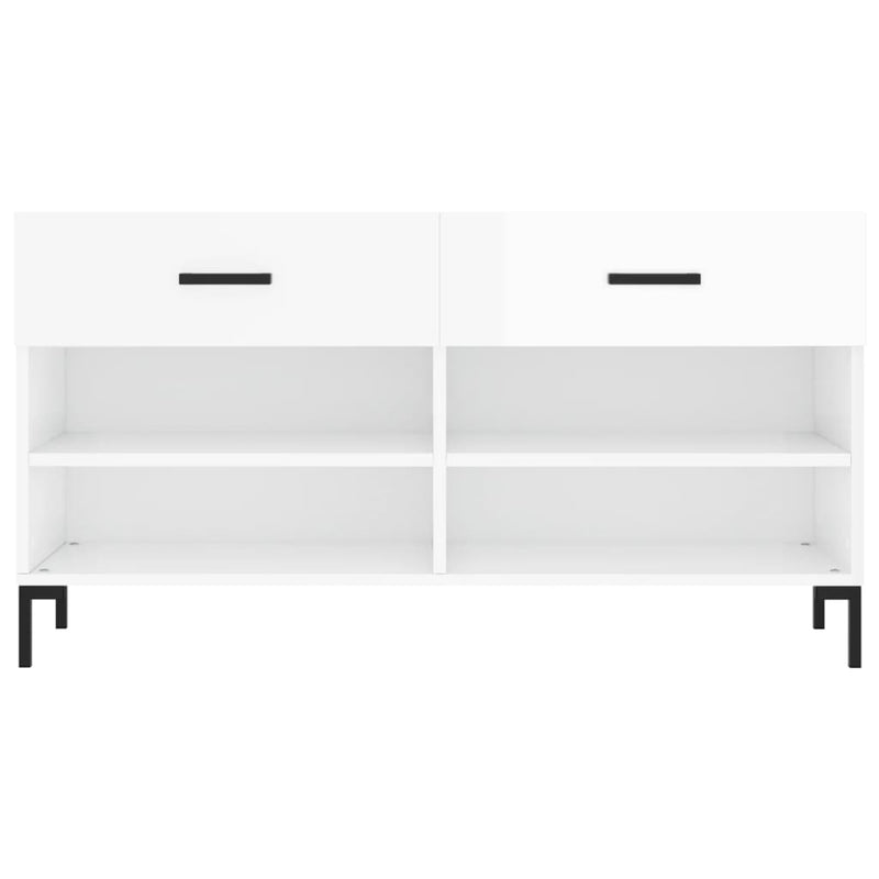 Schoenenbank 102X35X55 Cm Bewerkt Hout