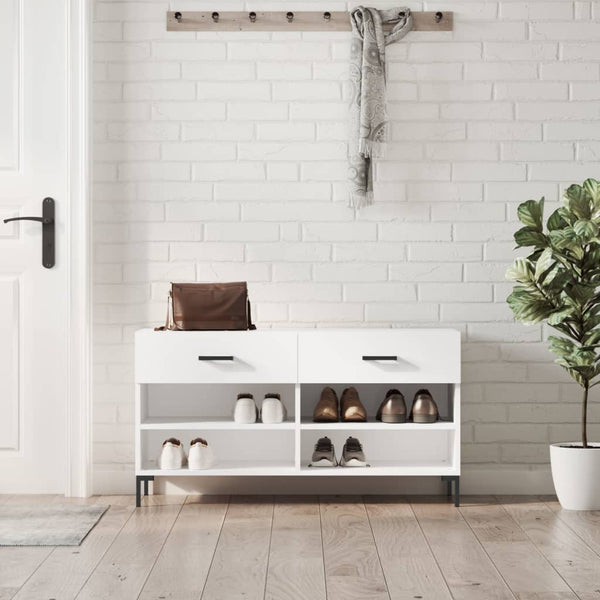 Schoenenbank 102X35X55 Cm Bewerkt Hout