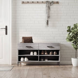 Schoenenbank 102X35X55 Cm Bewerkt Hout