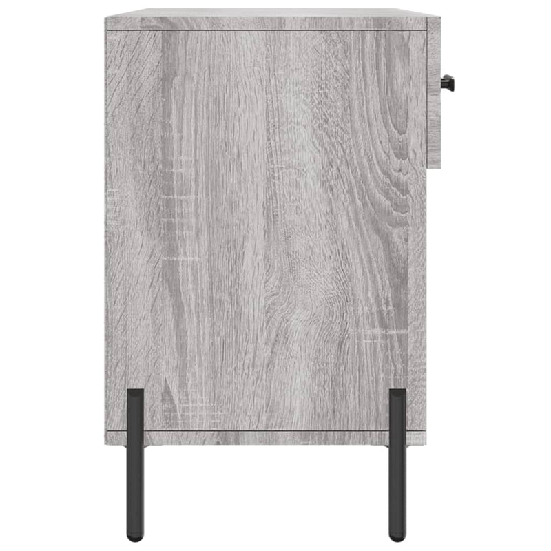 Schoenenbank 102X35X55 Cm Bewerkt Hout Eikenkleur