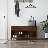 Schoenenbank 102X35X55 Cm Bewerkt Hout Eikenkleur