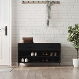 Schoenenbank 102X35X55 Cm Bewerkt Hout Eikenkleur
