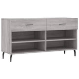 Schoenenbank 102X35X55 Cm Bewerkt Hout Eikenkleur