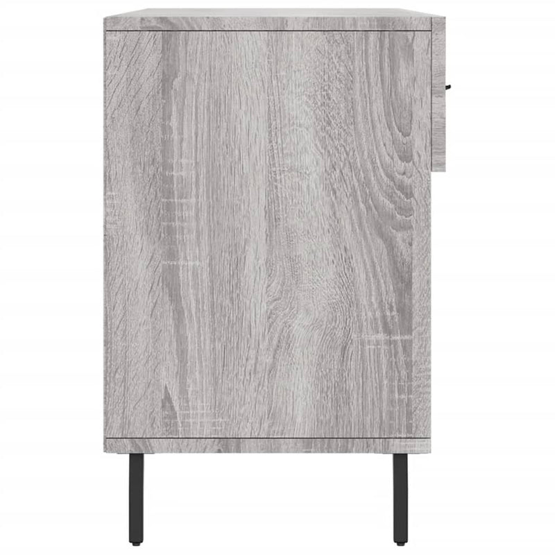 Schoenenbank 102X35X55 Cm Bewerkt Hout Eikenkleur