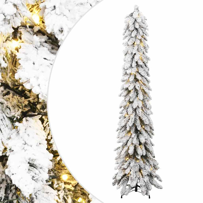 Kunstkerstboom Met Verlichting En Sneeuw 130 Led's