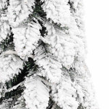 Kunstkerstboom Met Verlichting En Sneeuw 130 Led's